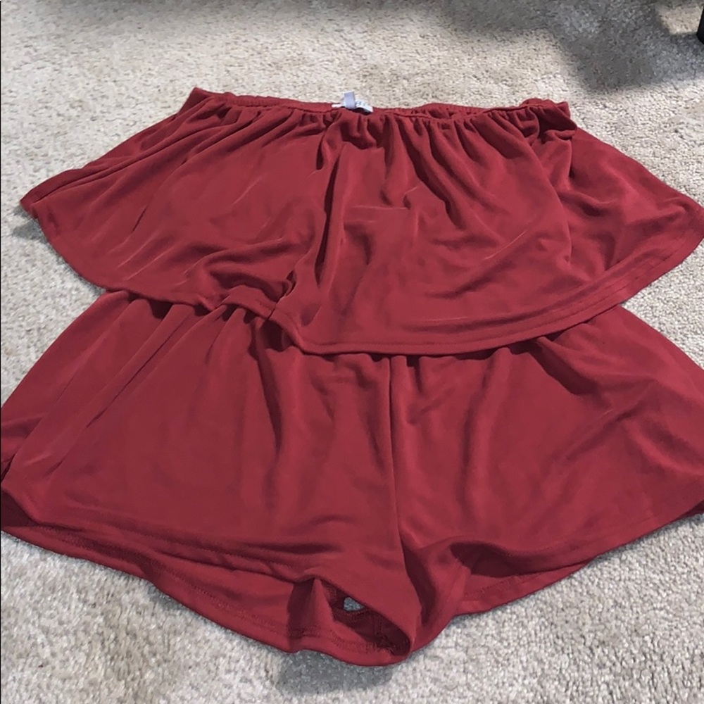 Women’s strapless romper